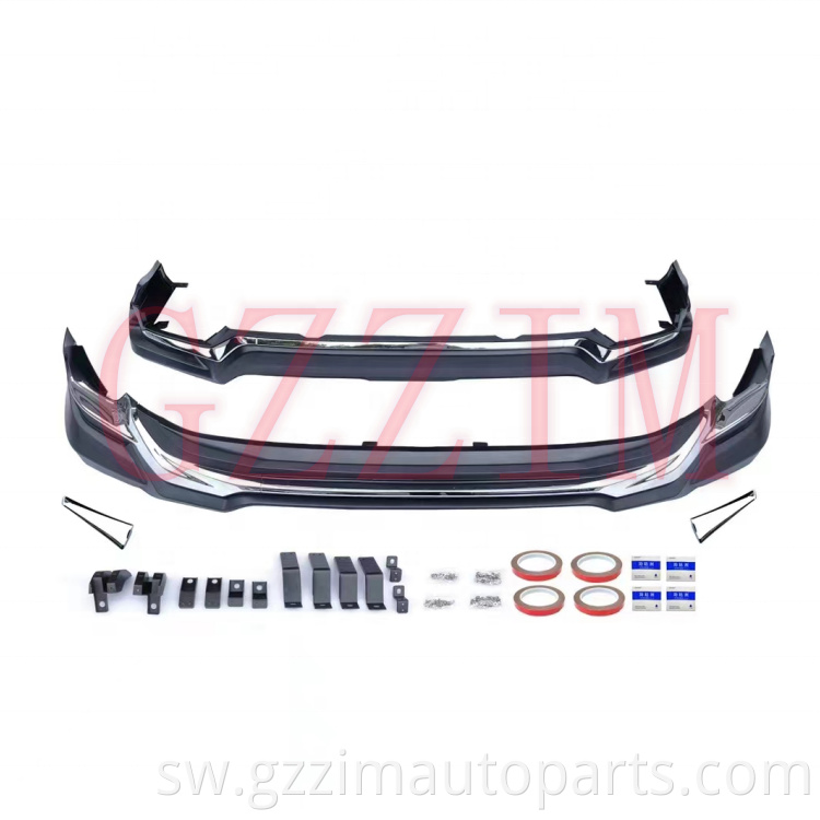Modellista mbele ya plastiki & nyuma ya mwili bumper kit kwa LX600 2022